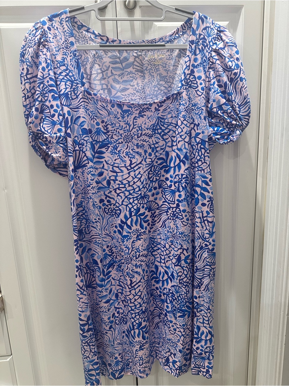 Lilly Pulitzer Pink and Blue Floral Dress